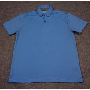 Twillory Polo Shirt Men M Blue Athletic Golf Performance Active Casual Stretch